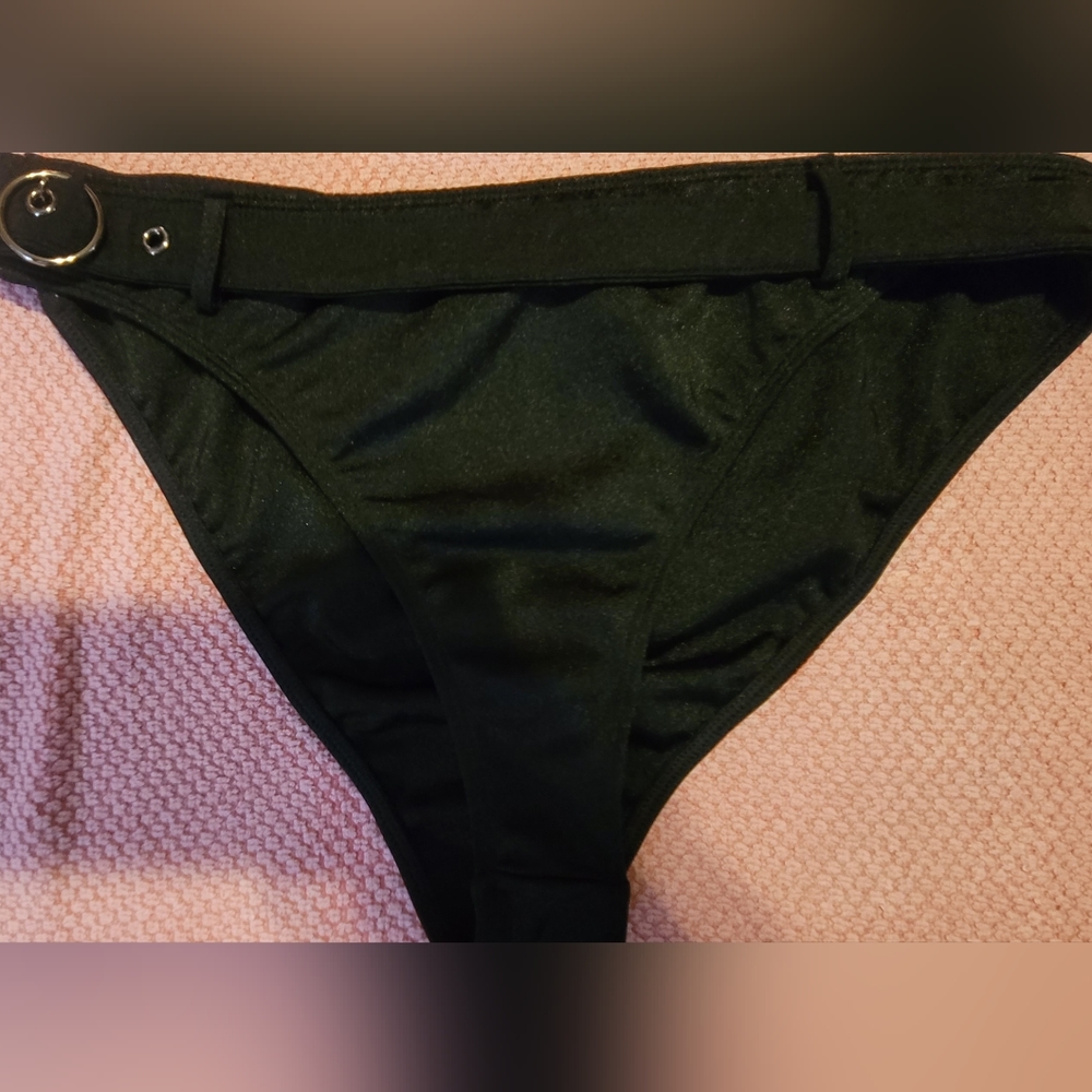 Rehab black bikini bottoms only